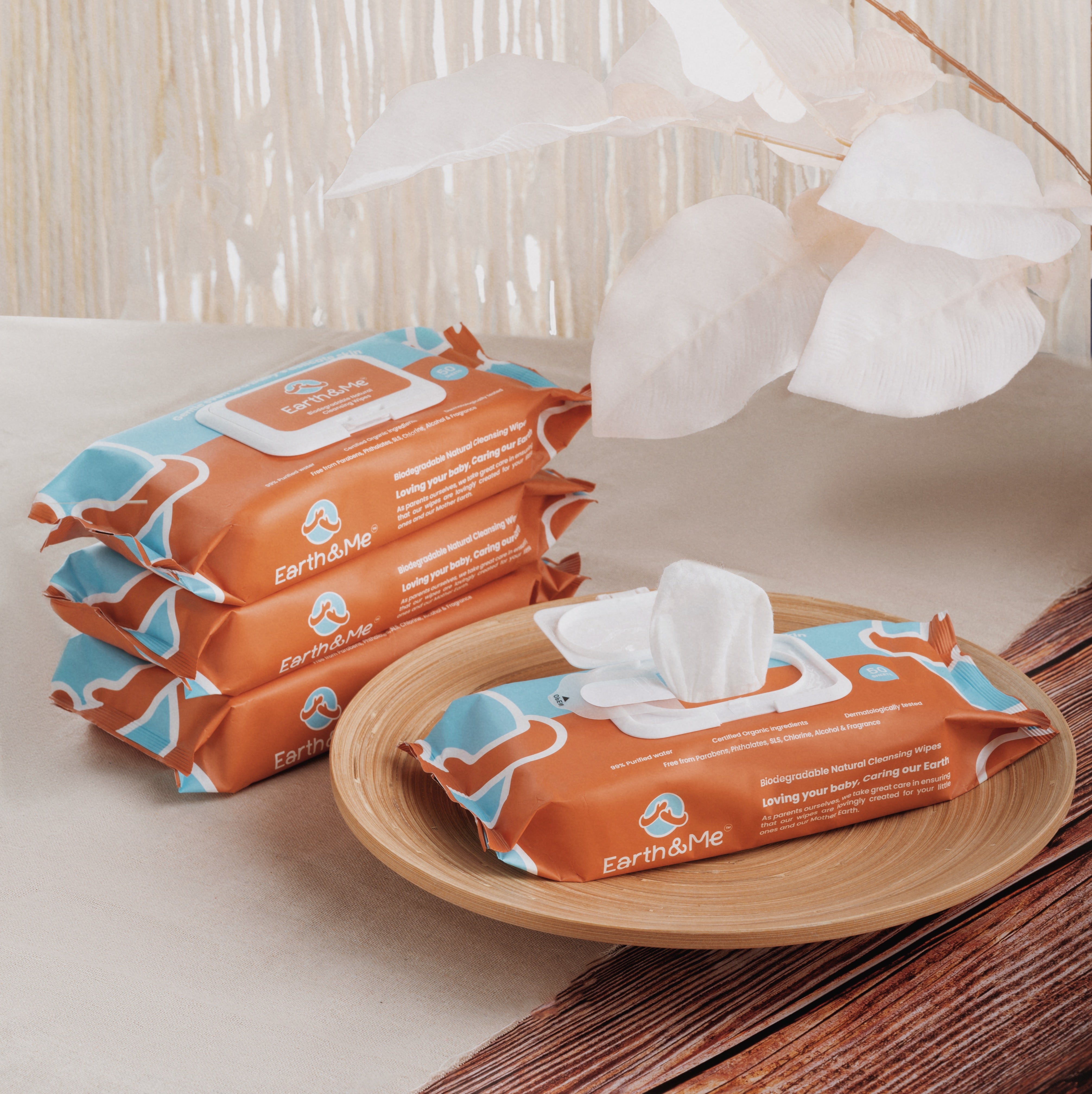 Biodegradable Natural Cleansing Wipes