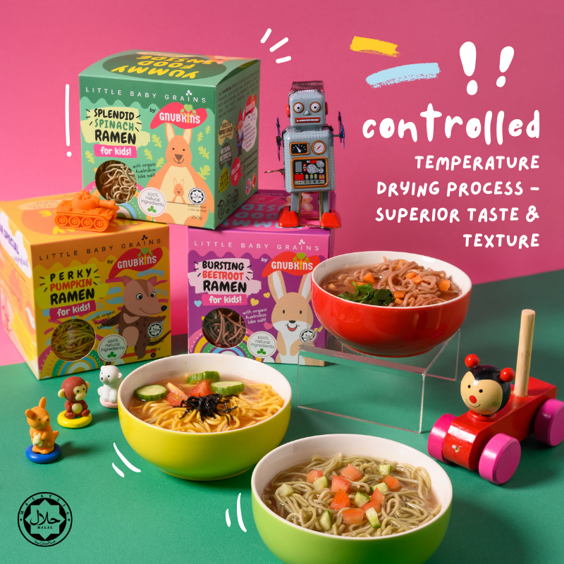 Gnubkins Beetroot Ramen (12m+)