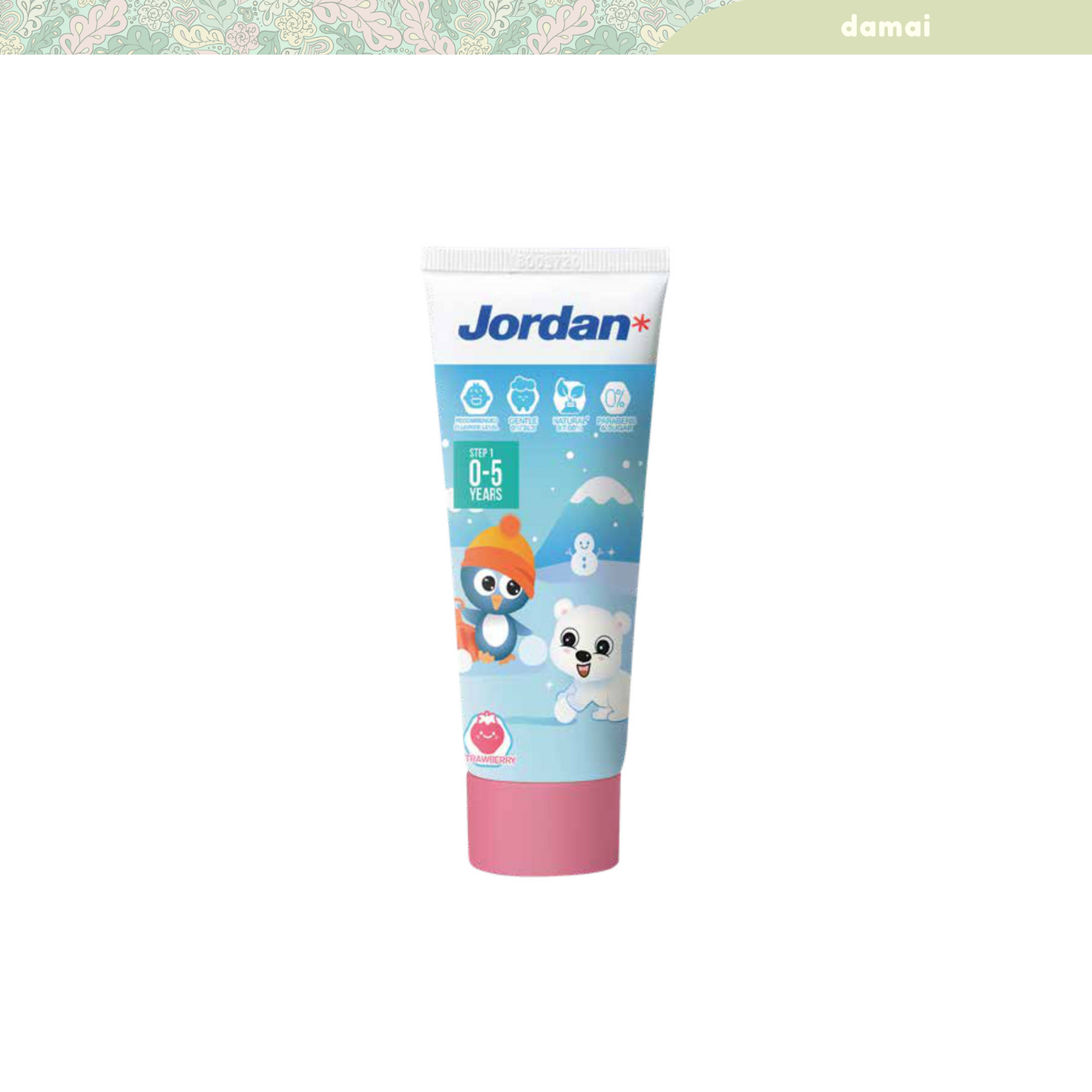 Jordan Kids Toothpaste (0-5years)
