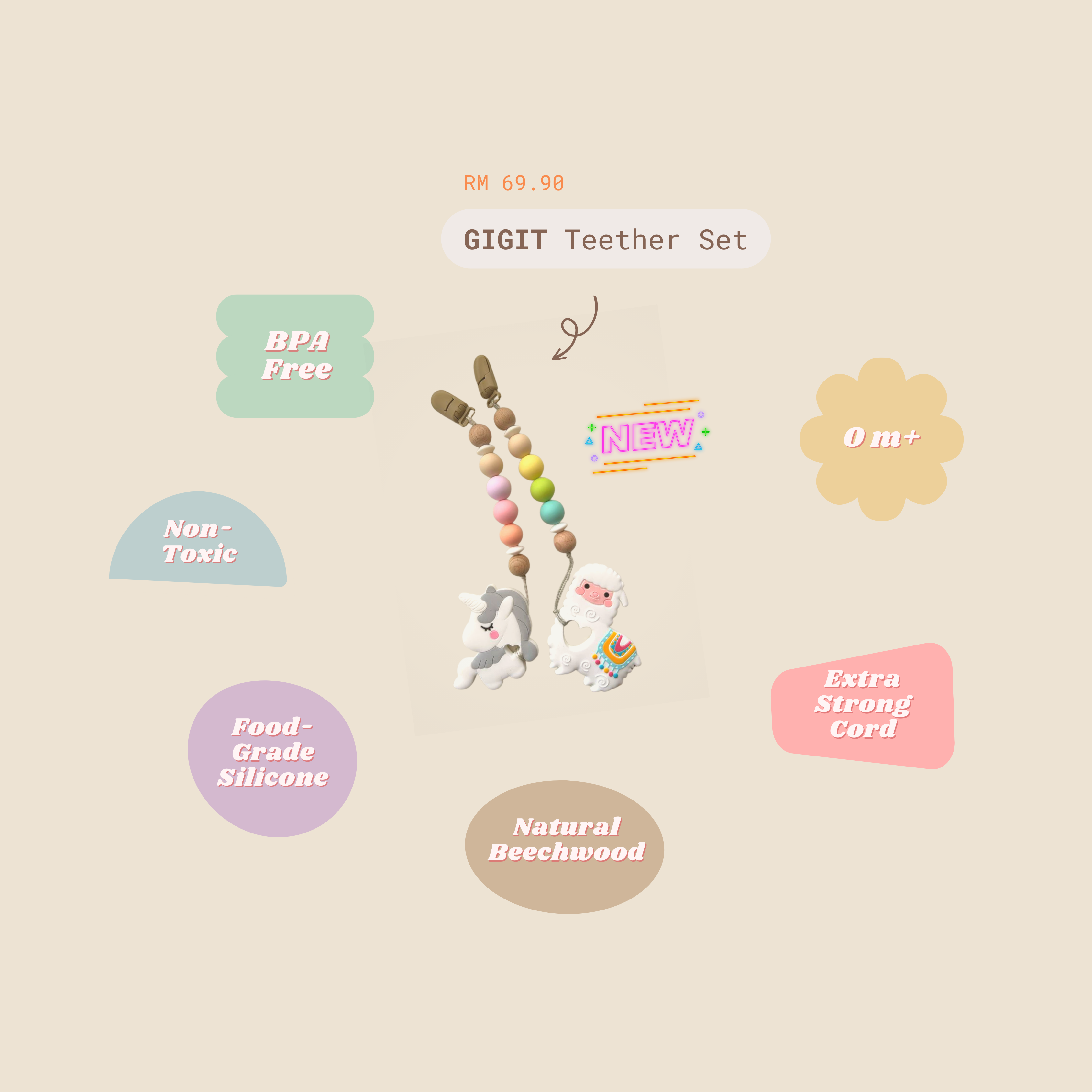 GIGIT Teether Set