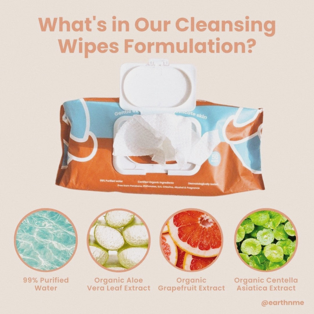 Biodegradable Natural Cleansing Wipes