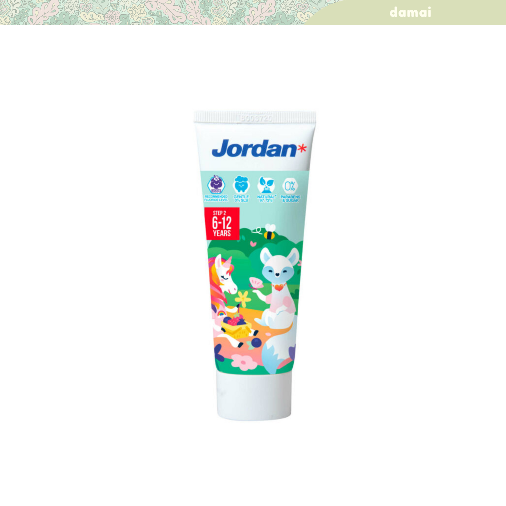 Jordan Kids Toothpaste (6-12years)
