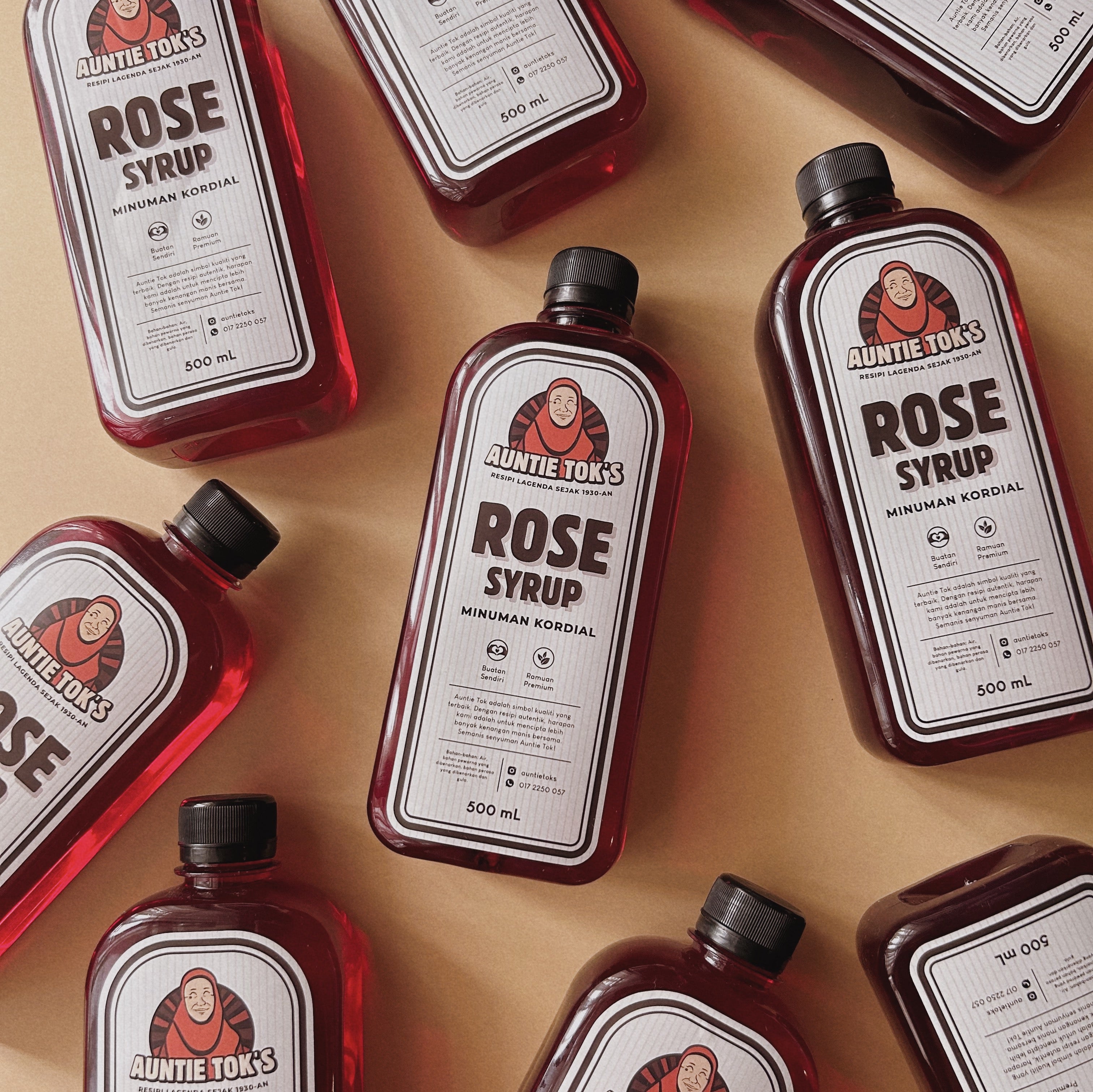 Auntie Tok's Rose Syrup